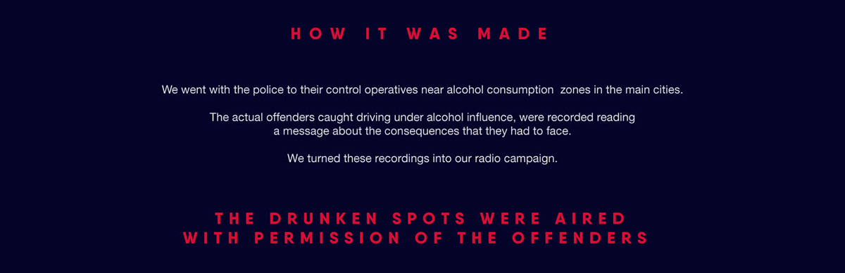 drunk canneslion Radio police drivers Spot Cars Cannes ads Advertising 