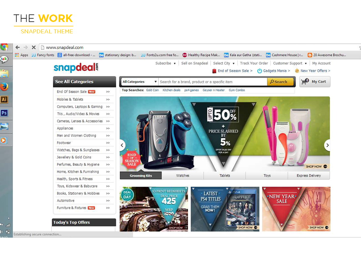 banners Snapdeal Website redesign THEMES templates webbaner
