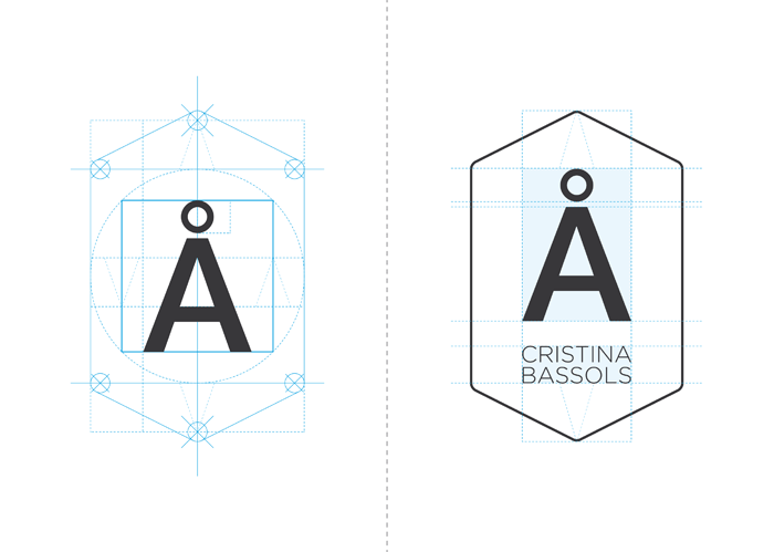 Cristina Bassols Antitipo logo brand girona
