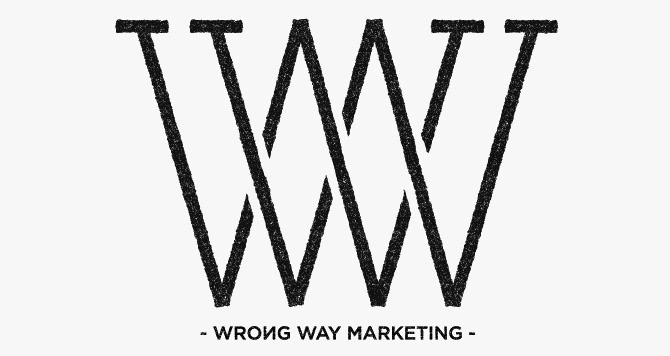 logo marketing   Wrong way Ligatures modern