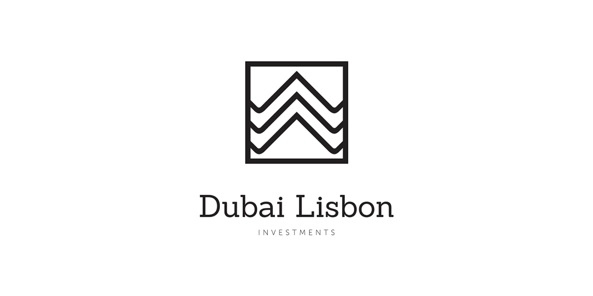 Logotipo package Stationery logo real estate dubai city Investments square imobiliária business card Lisbon awesome house roof
