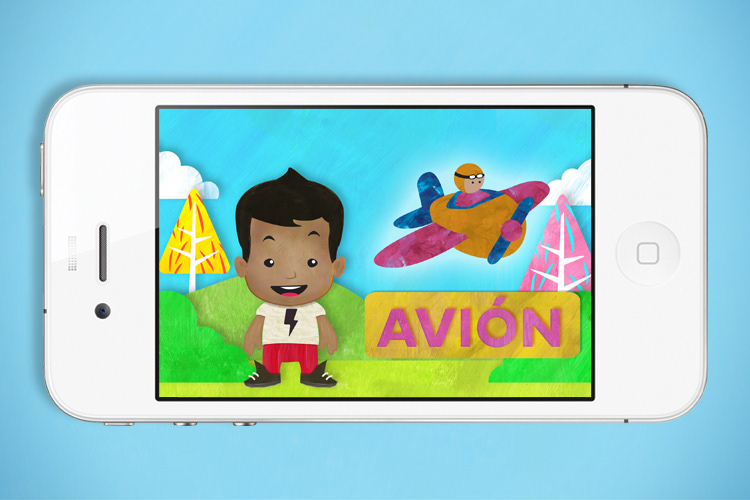 bilingual literacy Mexican american Education thesis app design interactive social impact cartoon type alphabet children