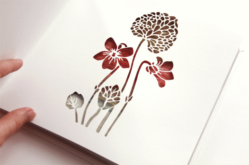 artbook bookart Herbarium studioZOBA mariaszczodrowska Flowers