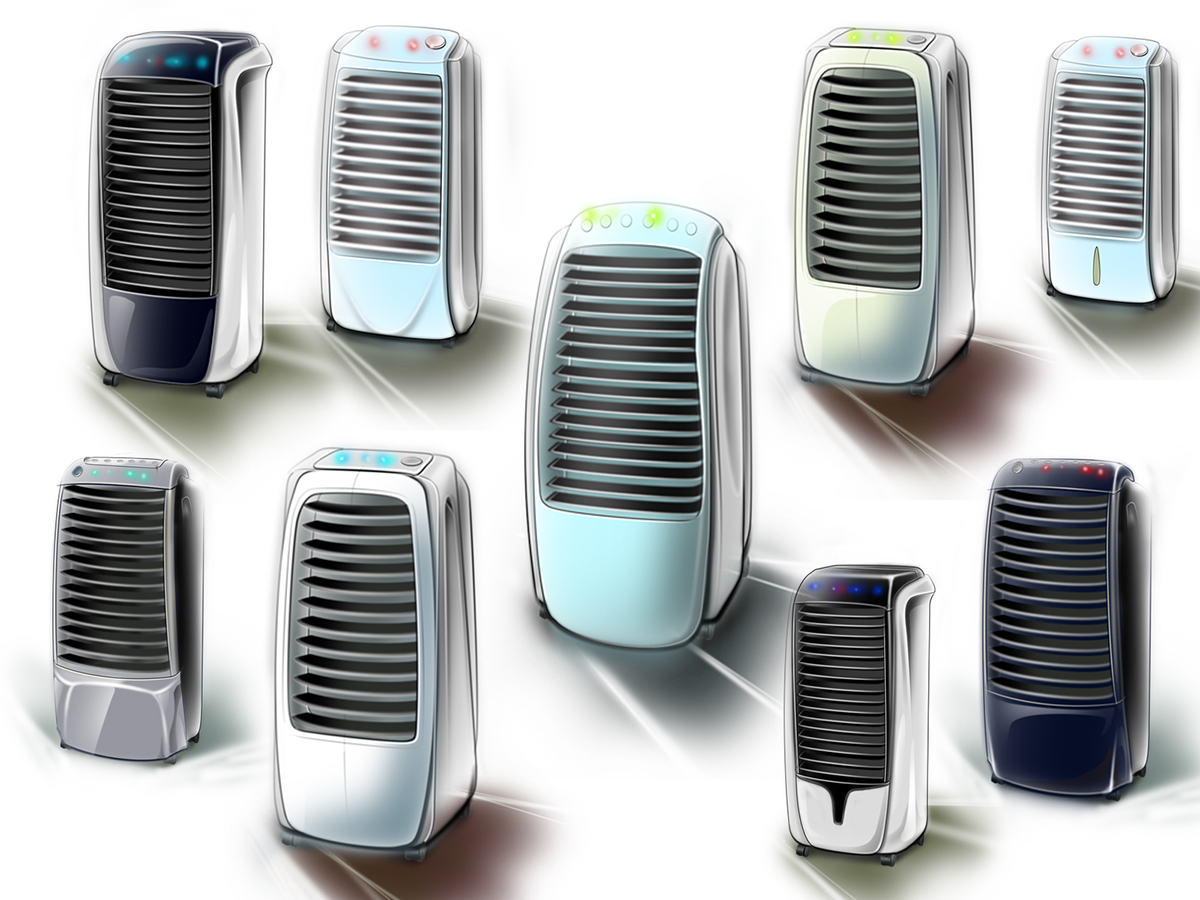 product identity cost-reduction fan heater humidifer