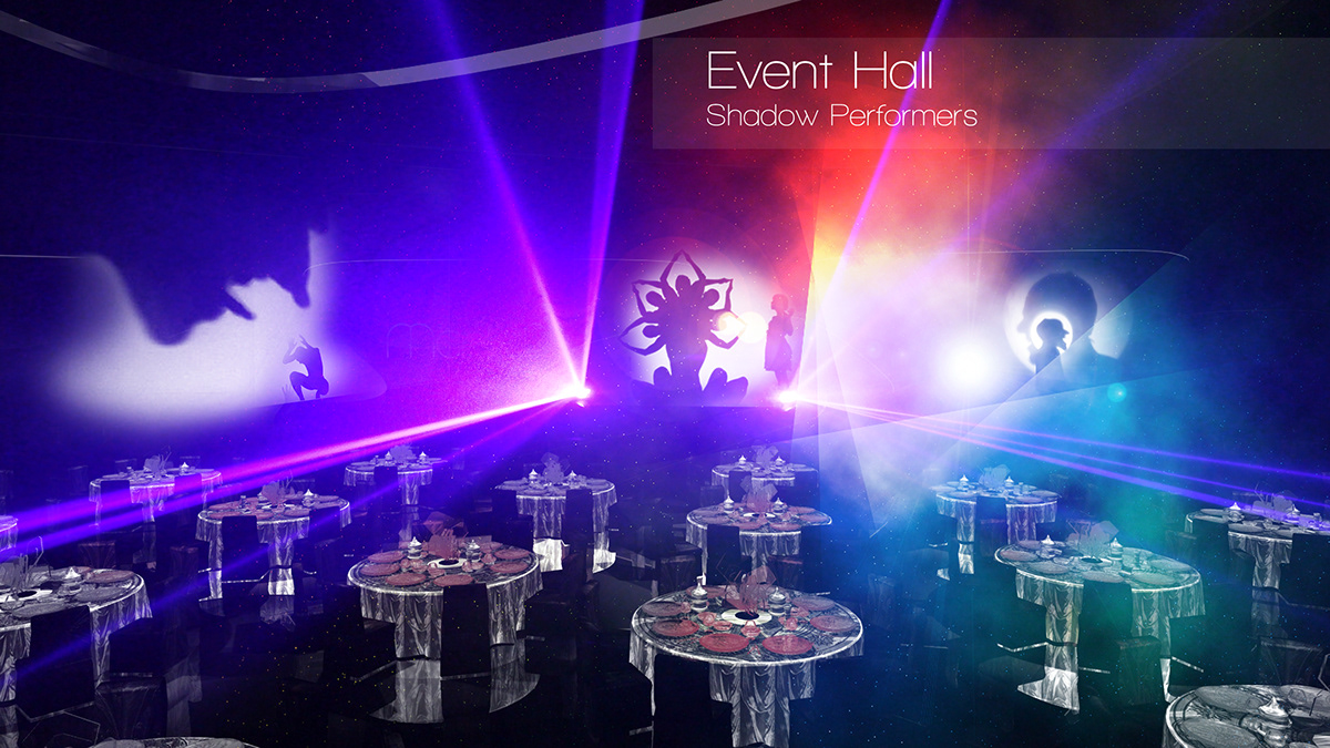 Event Production conceptualisation scenography design ruby 40 years anniversary STAGE DESIGN Abu Dhabi