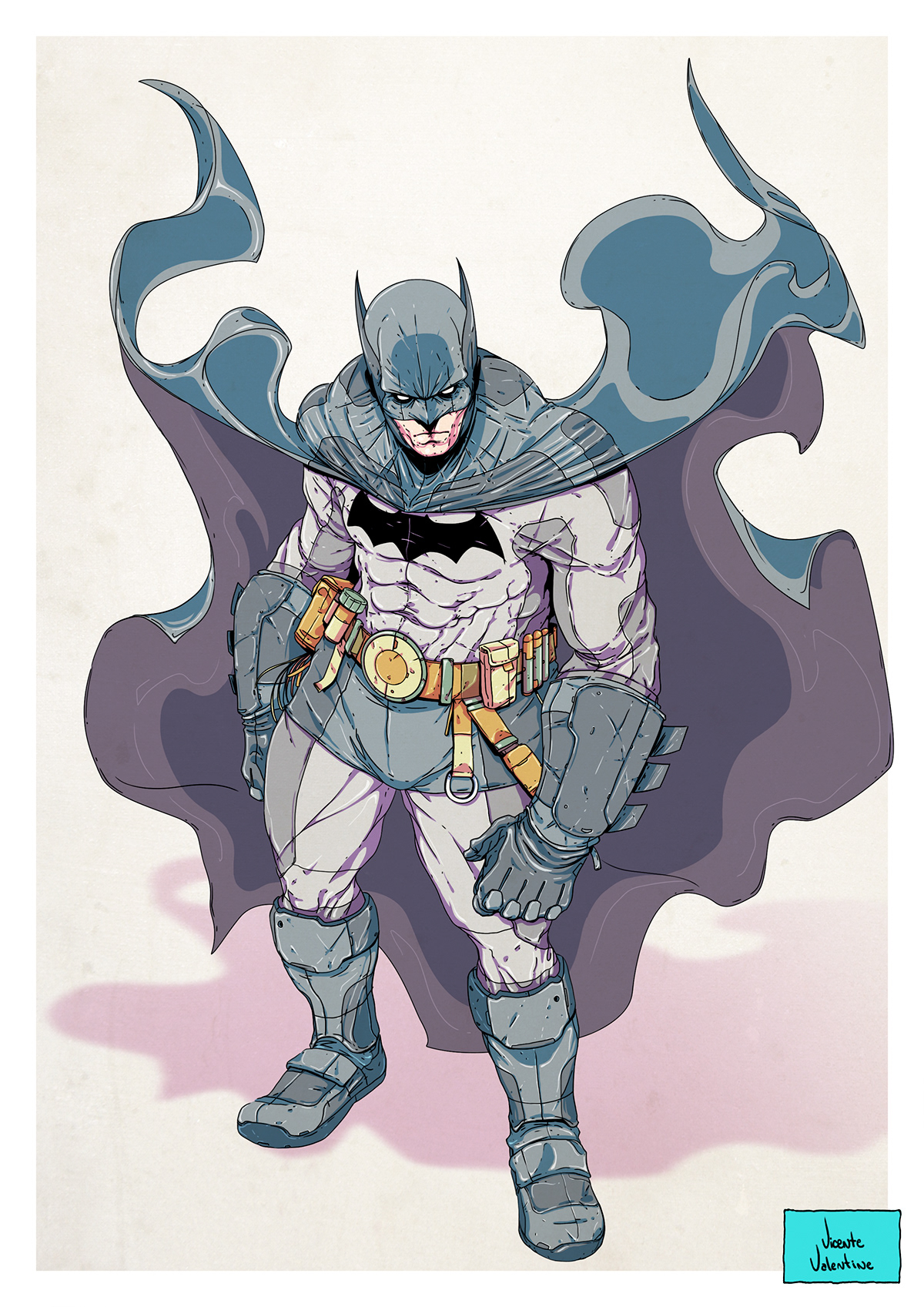 batman Bruce Wayne dc Dc Comics redesign photoshop Vicente Valentine bat gotham