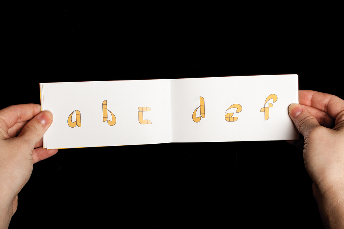 ashley leuci aligaram display font board game poster specimen book instruction guide wood
