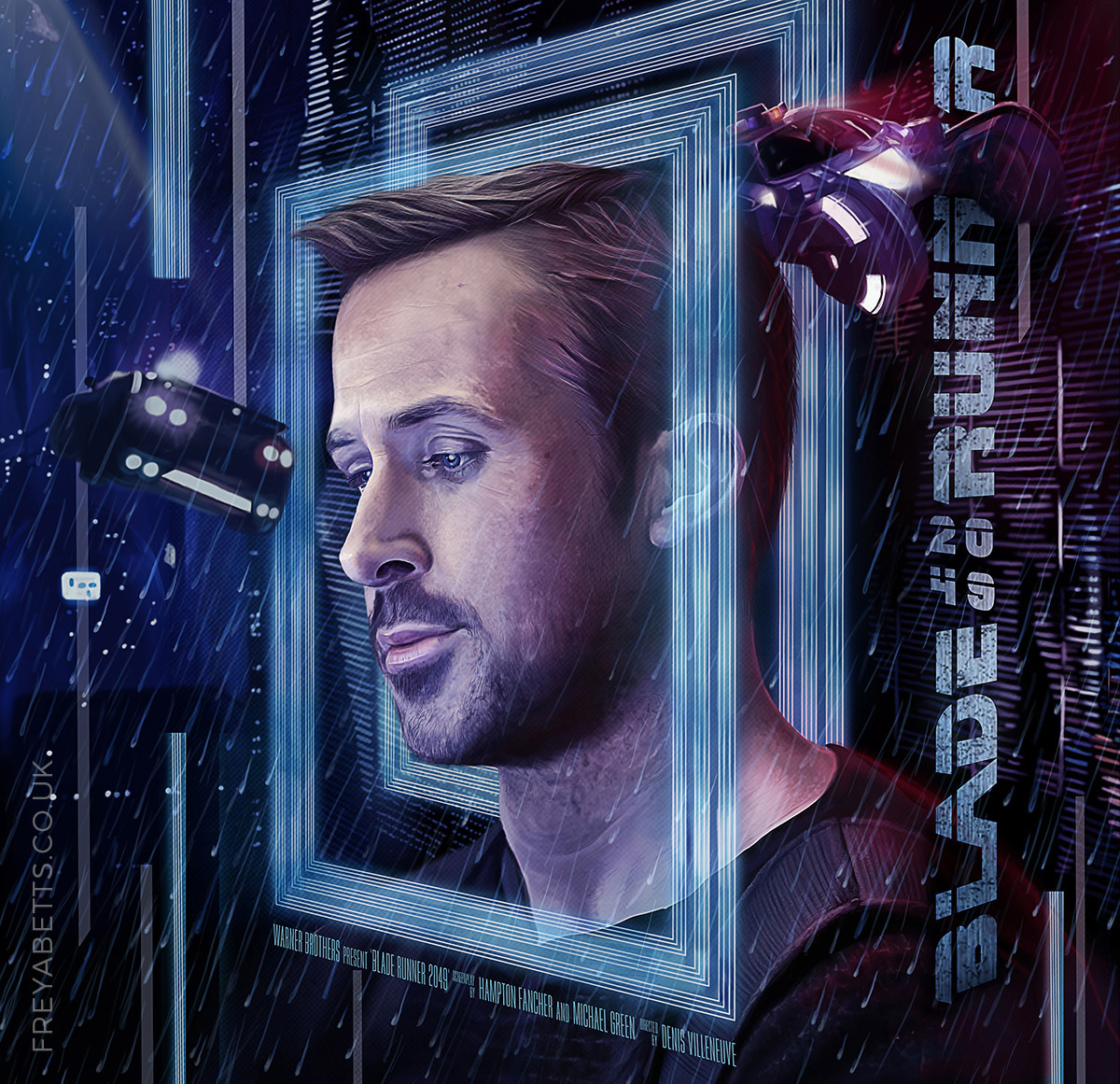 Ryan Gosling harrison forde photoshop portrait Film   Poster Design film poster