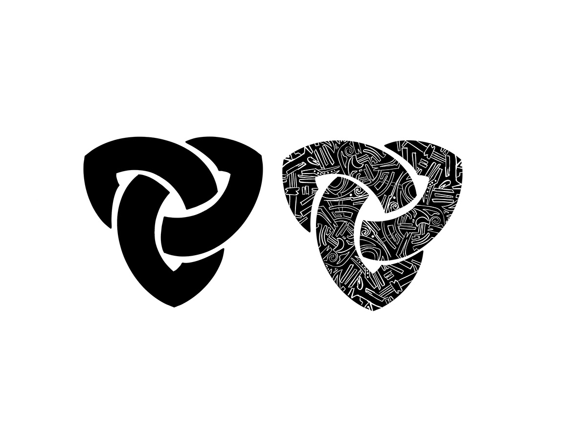 thor logo Norse Logo film logo Film Maker Logo icon design  triquetra minimal logo commission Logo Design