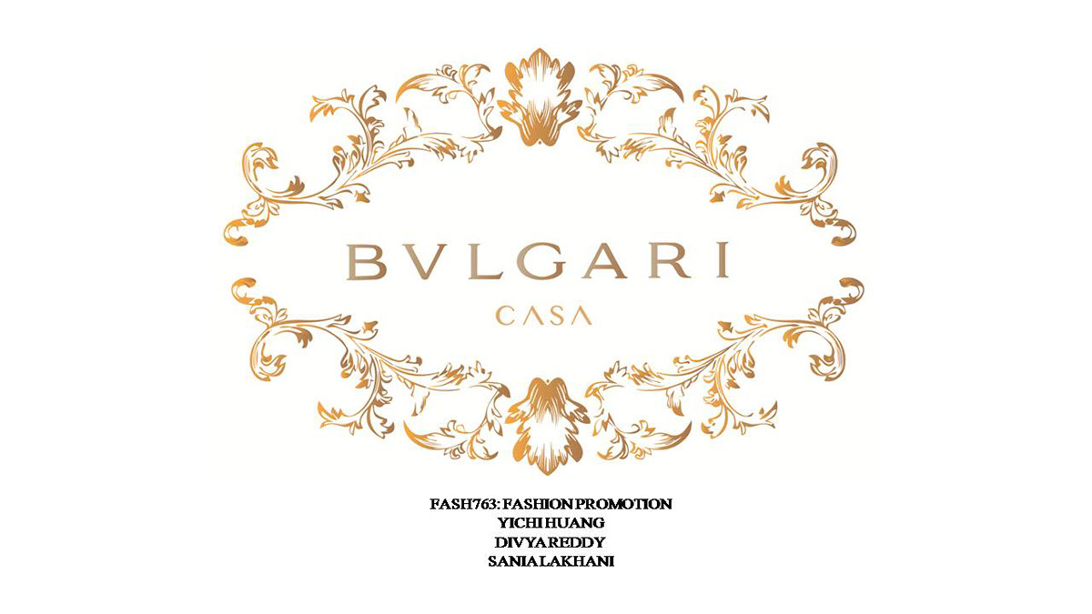 Fashion Promotion-Bulgari Brand 