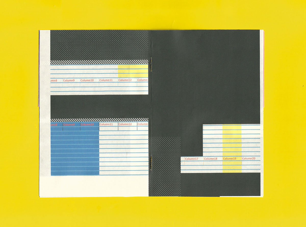 Microsoft Zine  book series pattern stripe