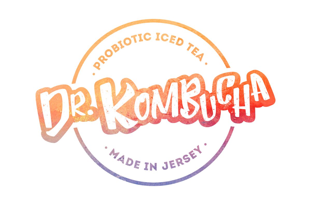 kombucha tea jersey branding  Probiotic Iced Tea