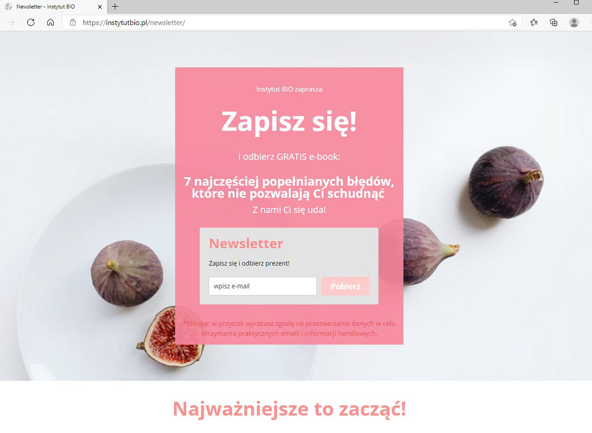 book design dtp e-book ebook Food  Aleksandra Ośko graphic design  UI/UX Website Website Design