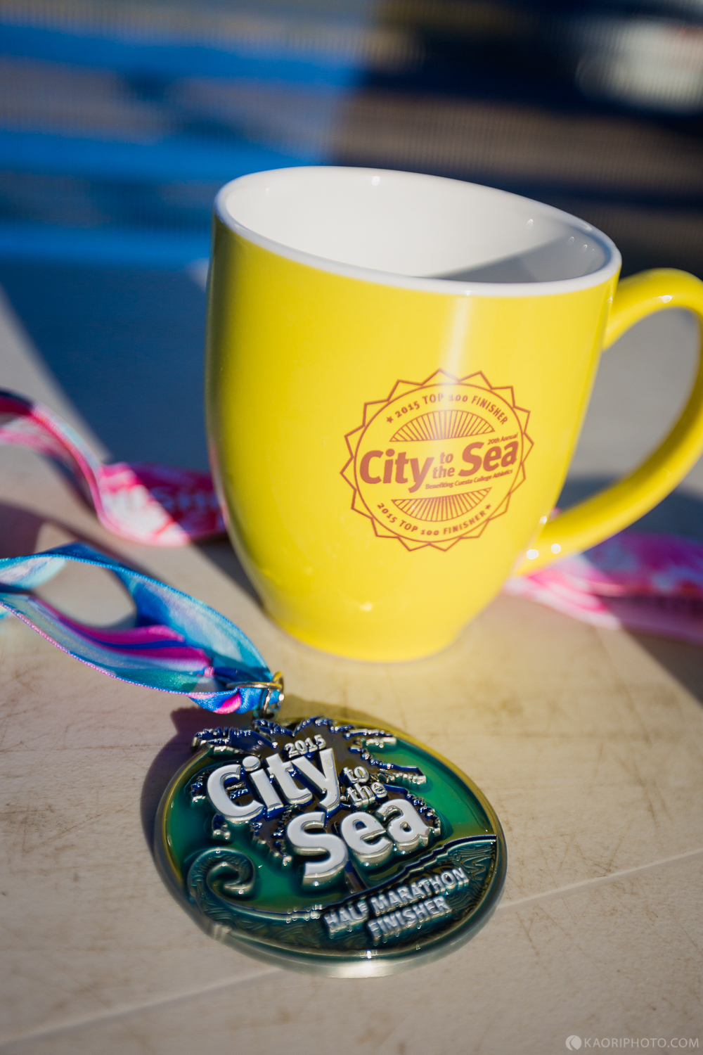 Half marathon race 13.1 5k Finisher Medal Race Medal Mug  coffee mug top 100 cts SLO Pismo cuesta college  run