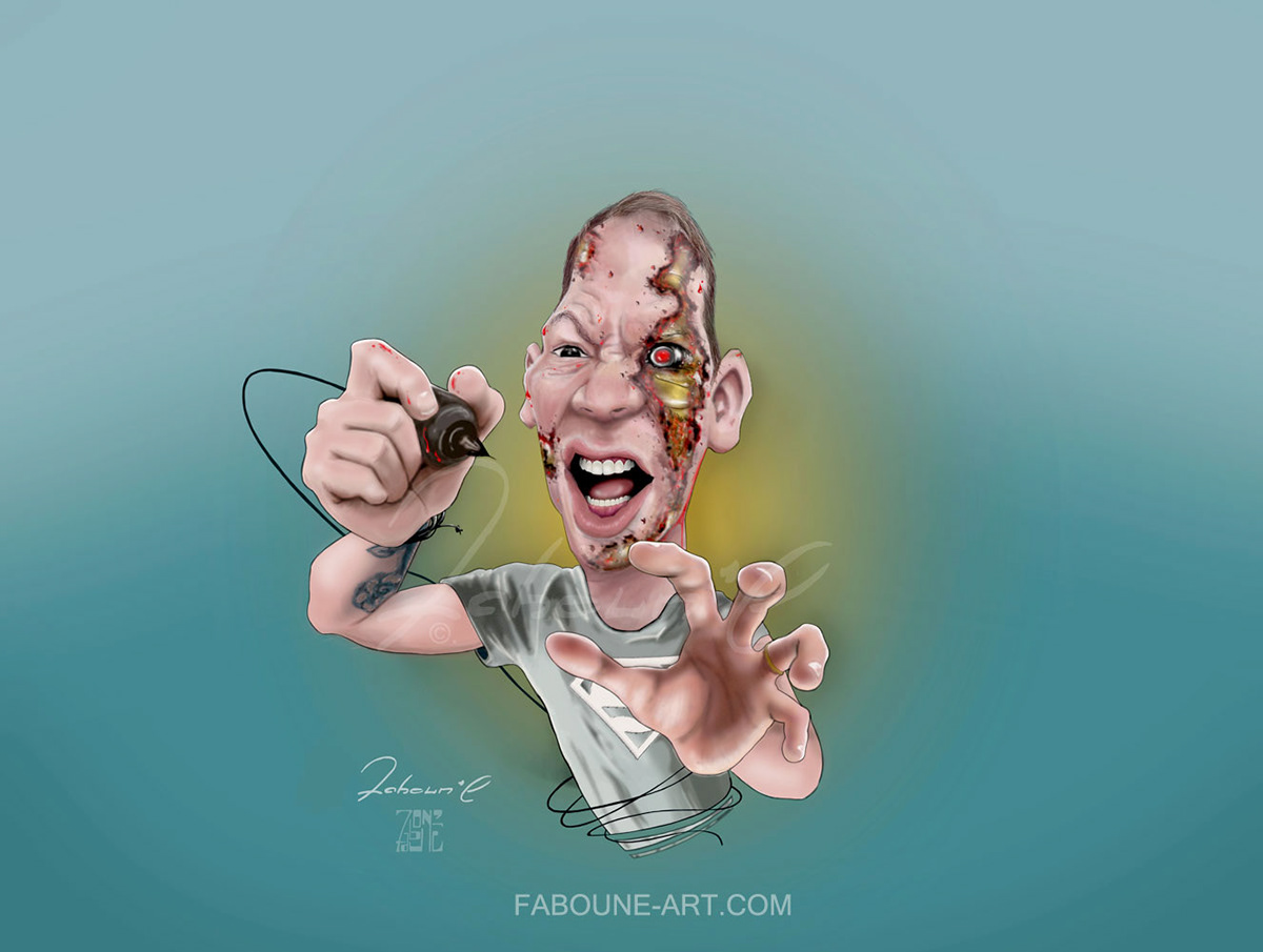 artist auch caricature   faboune gers ILLUSTRATION  sud ouest tattoo toulouse