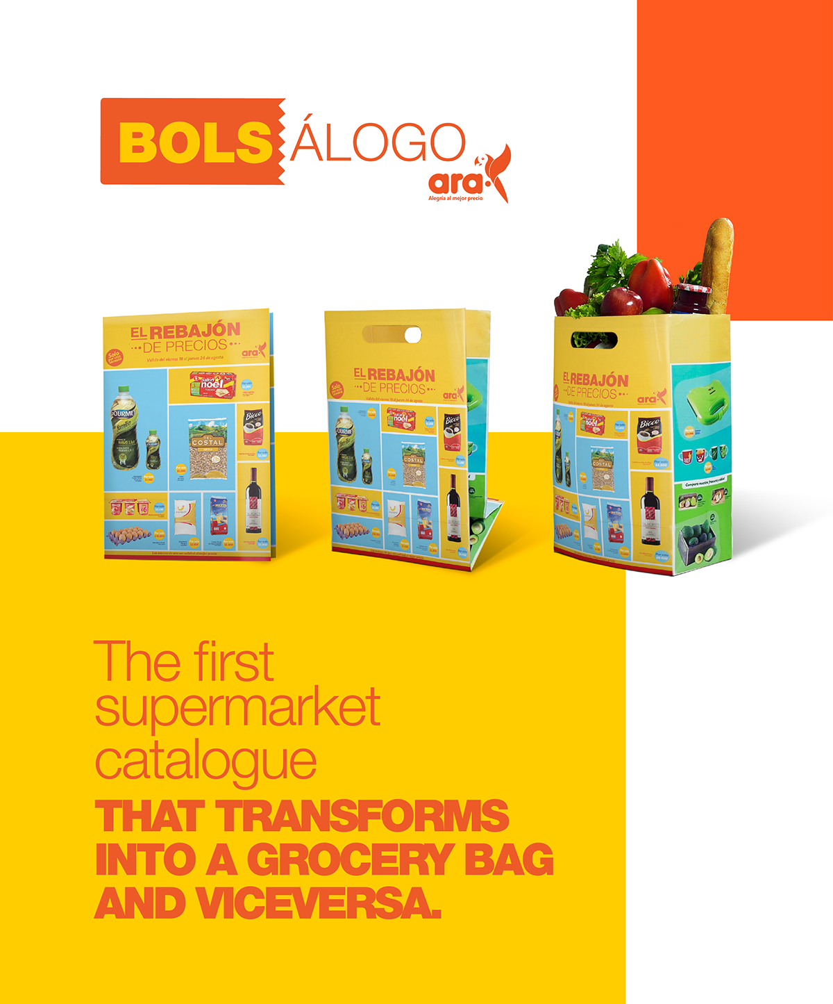 bag Catalogue bolsa catalogo Supermarket supermercado Alimentos Food  productos producs