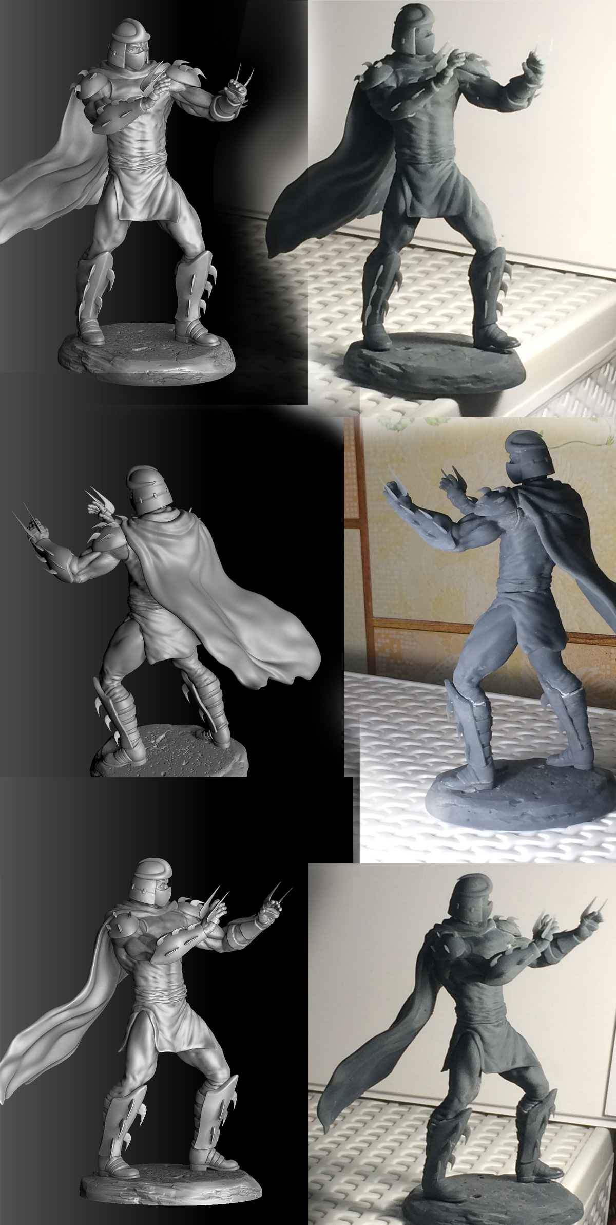 Shredder supervillain Ninja Turtles model for 3D Print stl 3D printable mutant Pizza krang Mutagen