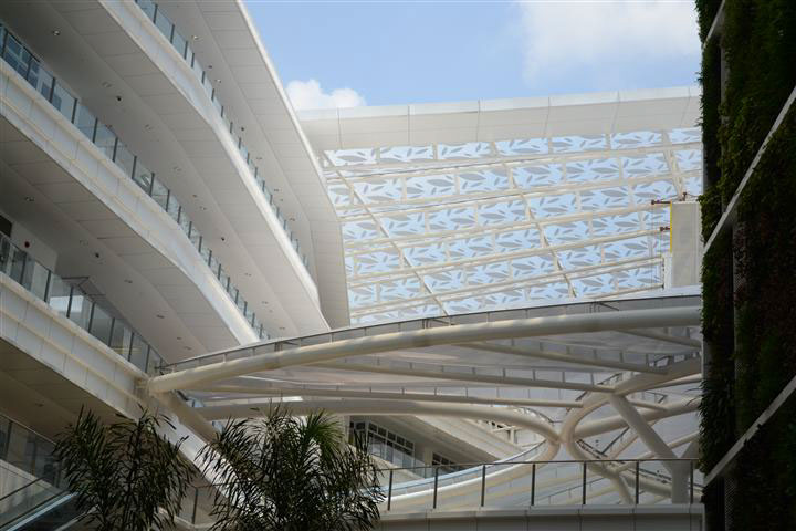 ETFE makmax fabric structure roof canopy shade structure