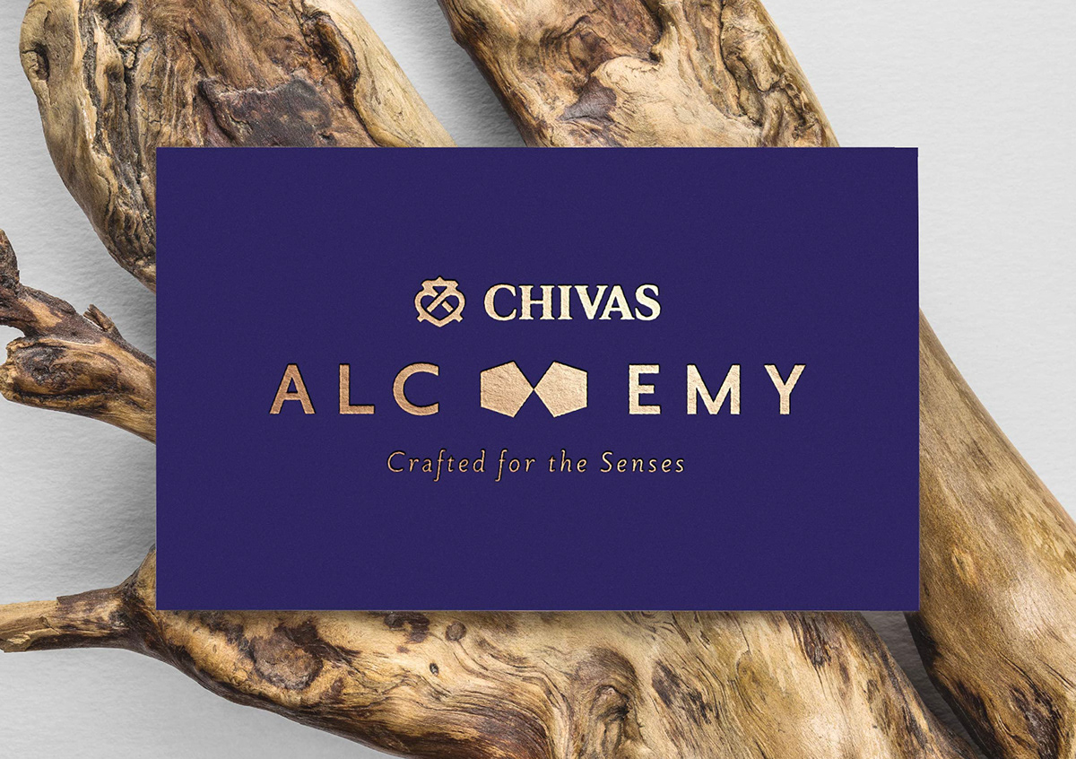 chivas Chivas 18 alchemy branding  logo Logo Design Event collaterals Advertising  graphic design 