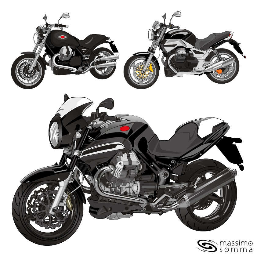 motorcycle vector graphics