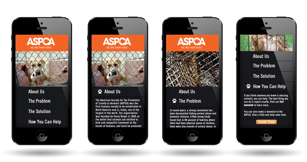 aspca  guerrilla advertising animal abuse animal neglect