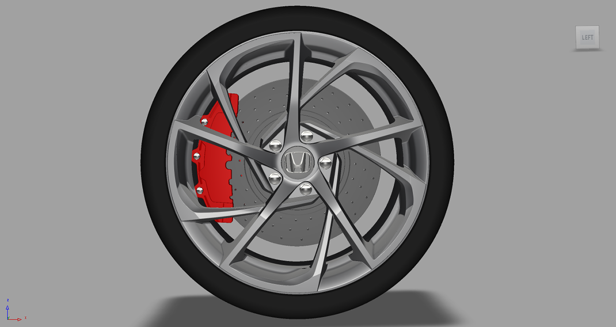 3d modeling Alias automotive   car design Honda nsx product design  transportation Vehicle
