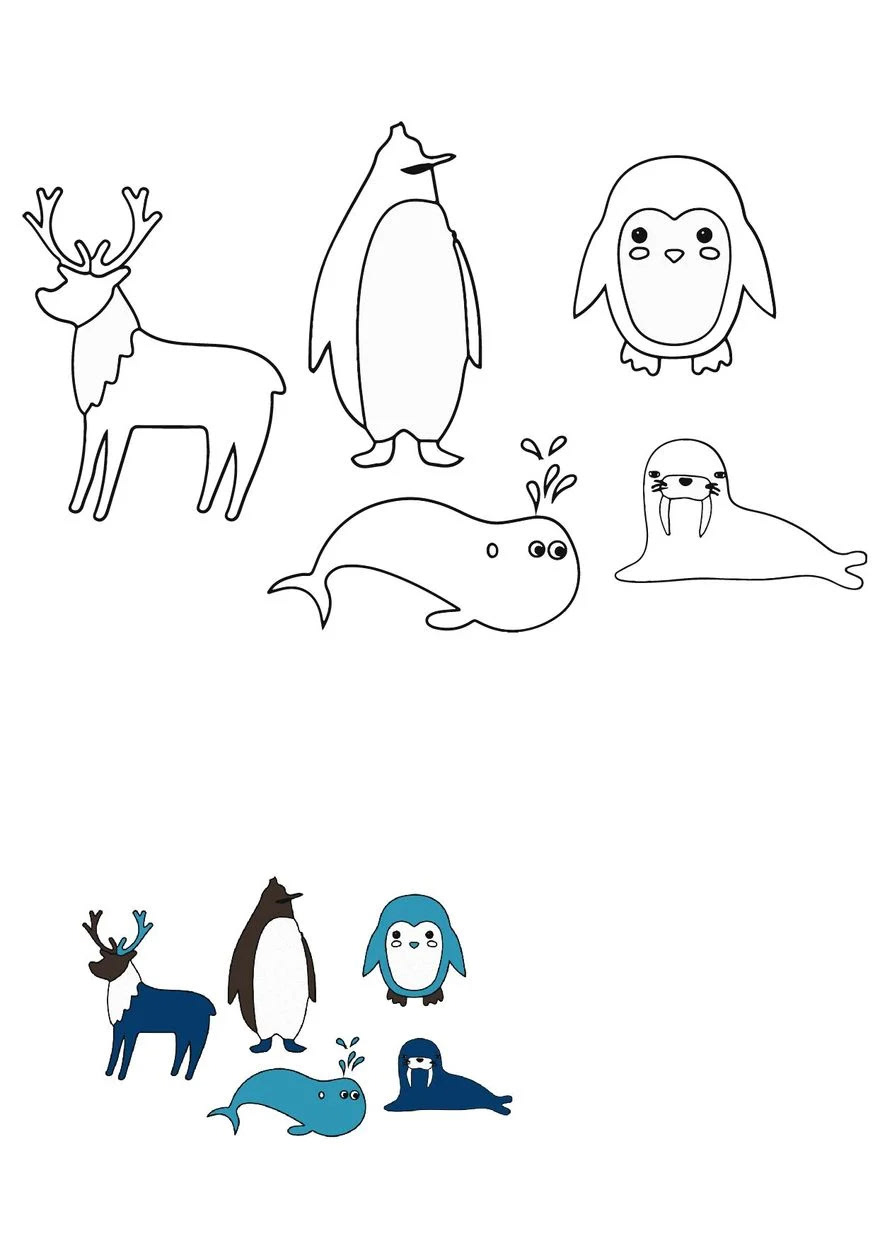 animals Coloring Pages arctic animals Coloringpageswk