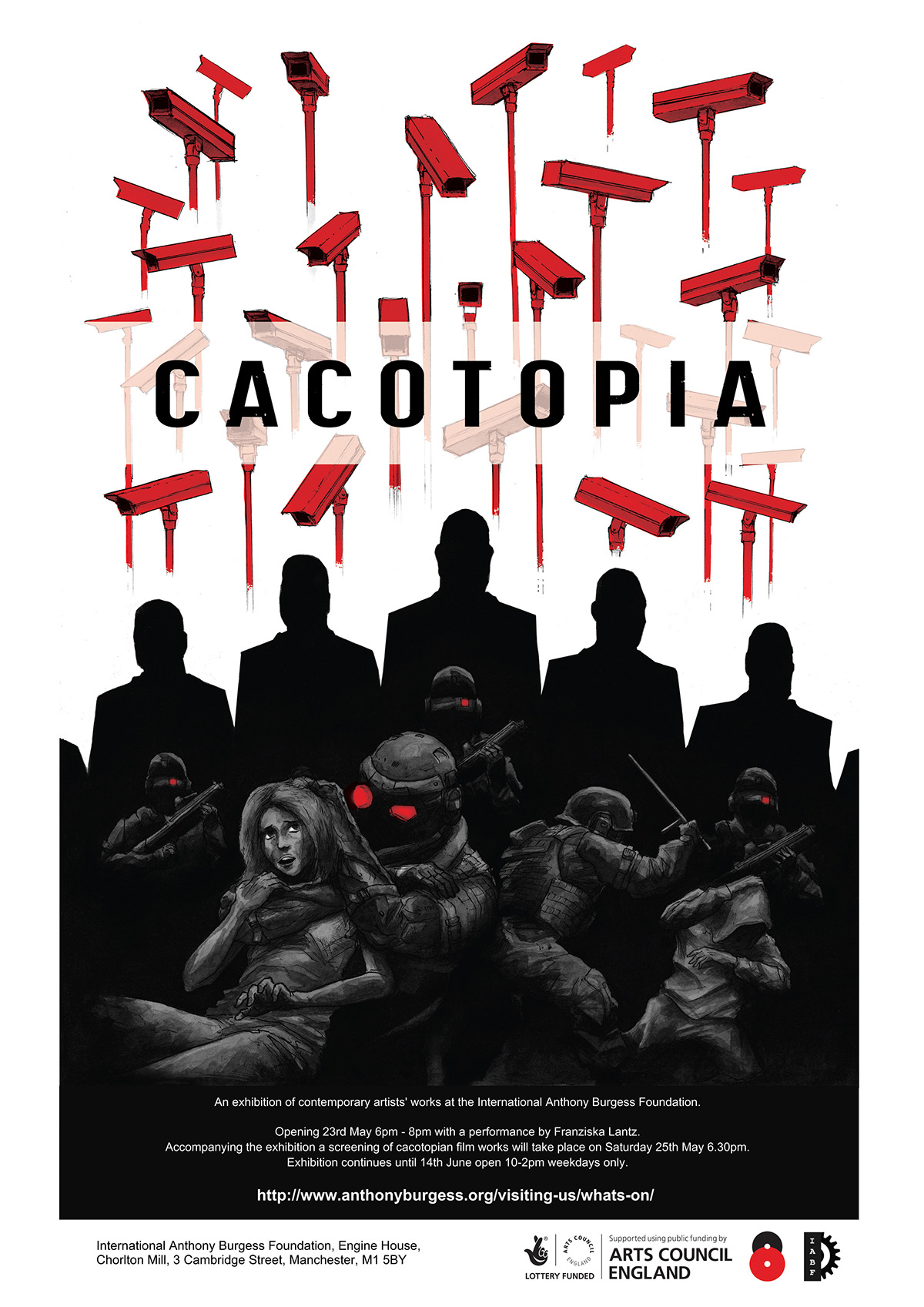 Dystopia Marker surveillance Big Brother ILLUSTRATION  art poster