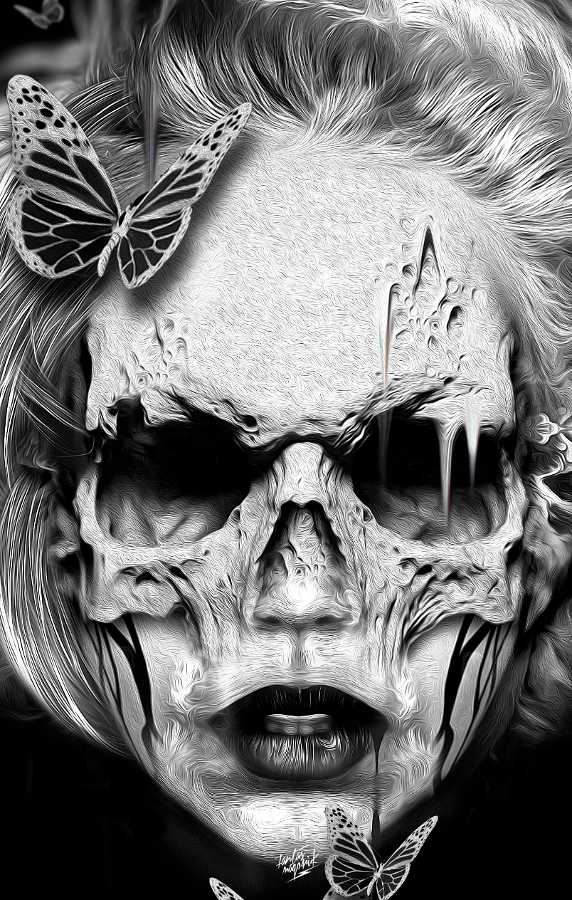 fantasmagorik nicolas obery dark black Musique marilyn manson curioos villain fantastic super heros skull comics