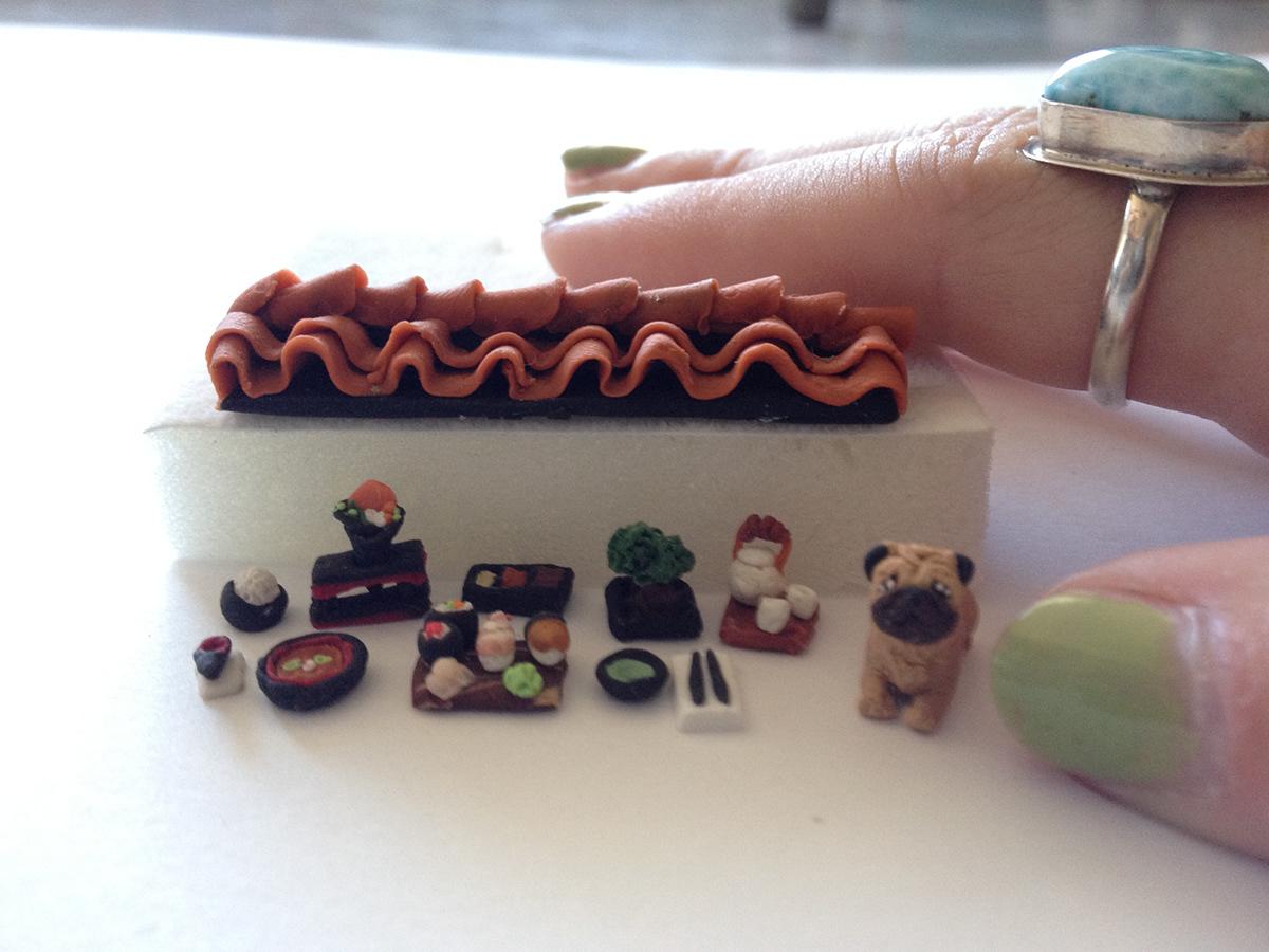 Sushi Scupley clay Miniature