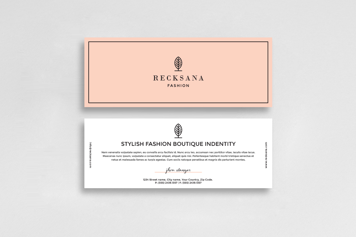 Stationery identity branding  Fashion  editorial Media Kit modern idenity fashion brand