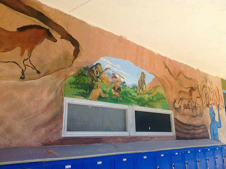 colina Colina Middle School David Legaspy III thousand oaks Mural Painting historical murals matthew