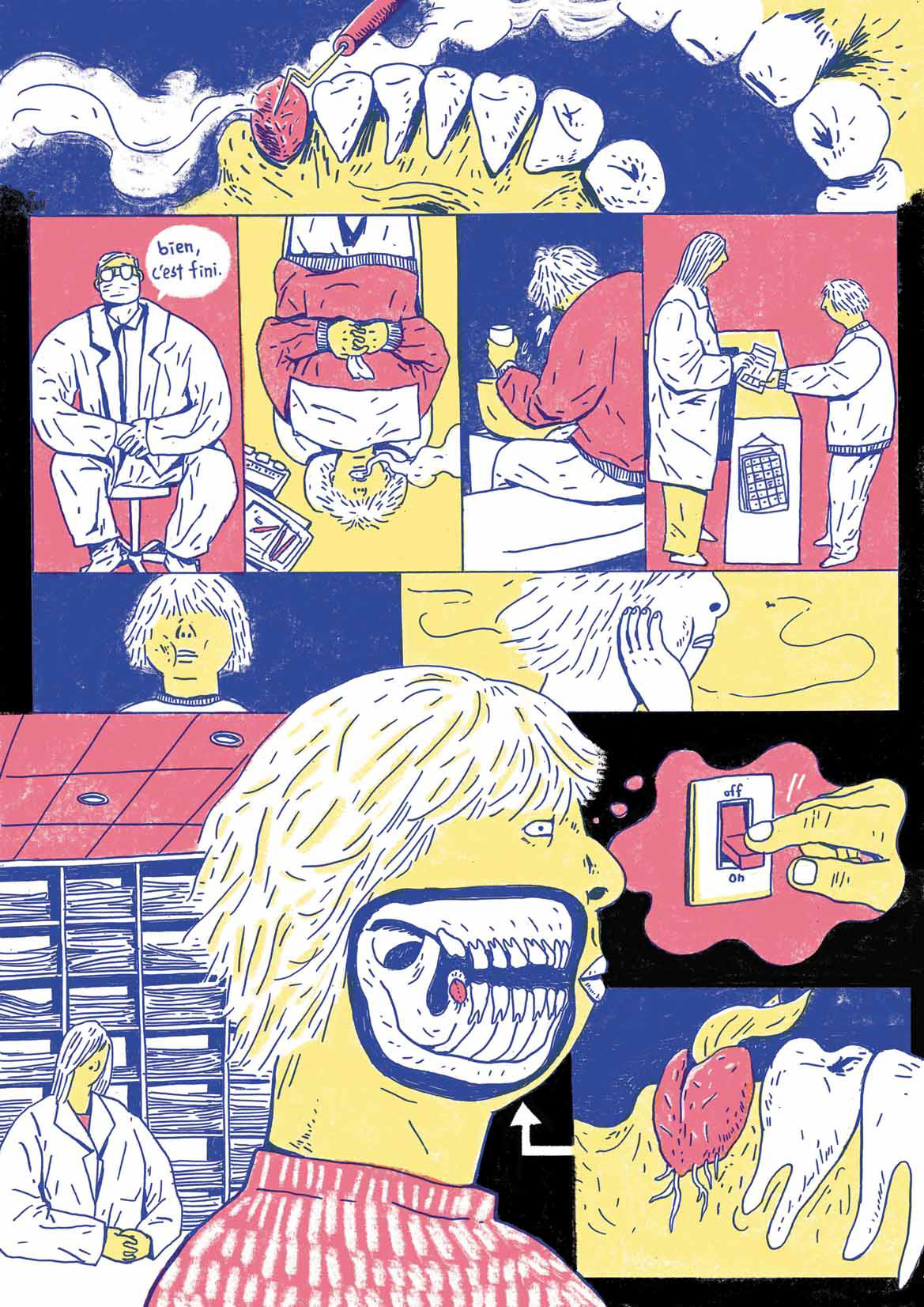 teeth dentist phobia imagination Angouleme comic fear afraid Experience life