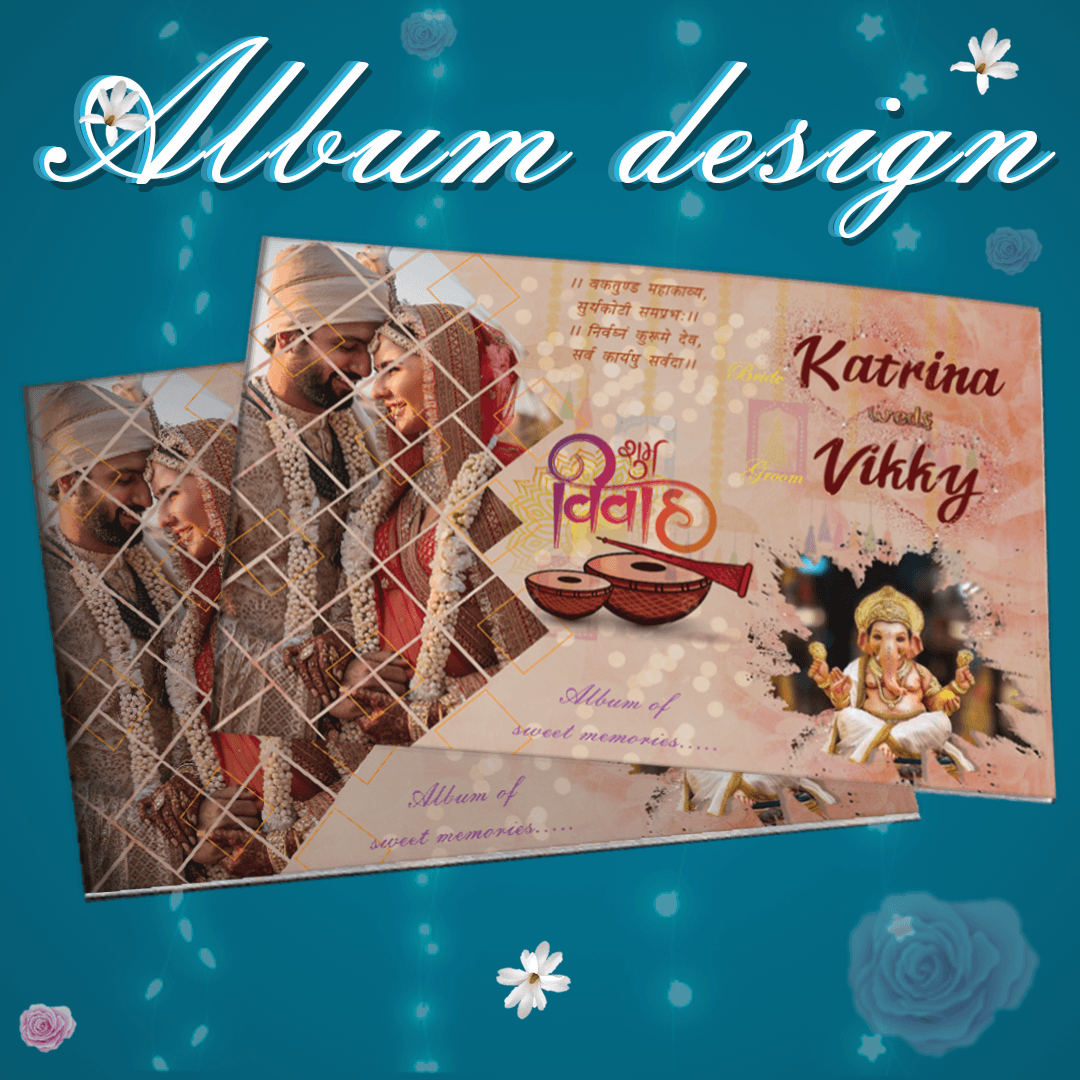 This artwork create by a graphic designer who as a katrina & vikky fan 