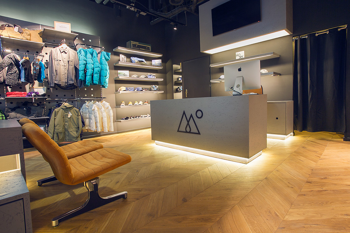 store CI ID Retail design Logotype shop Interior lange & lange