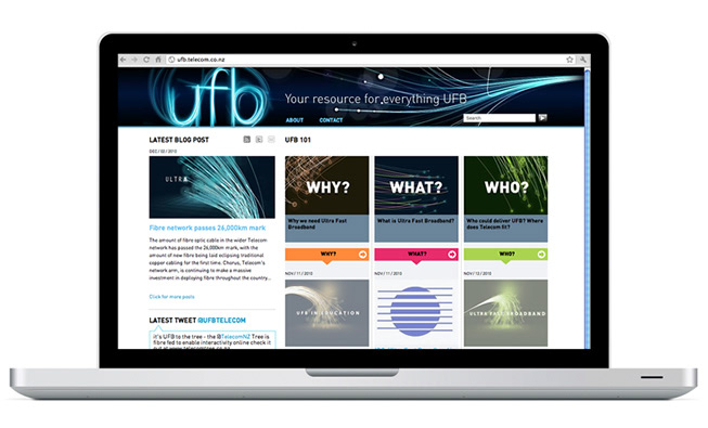 ufb telecommunications Web