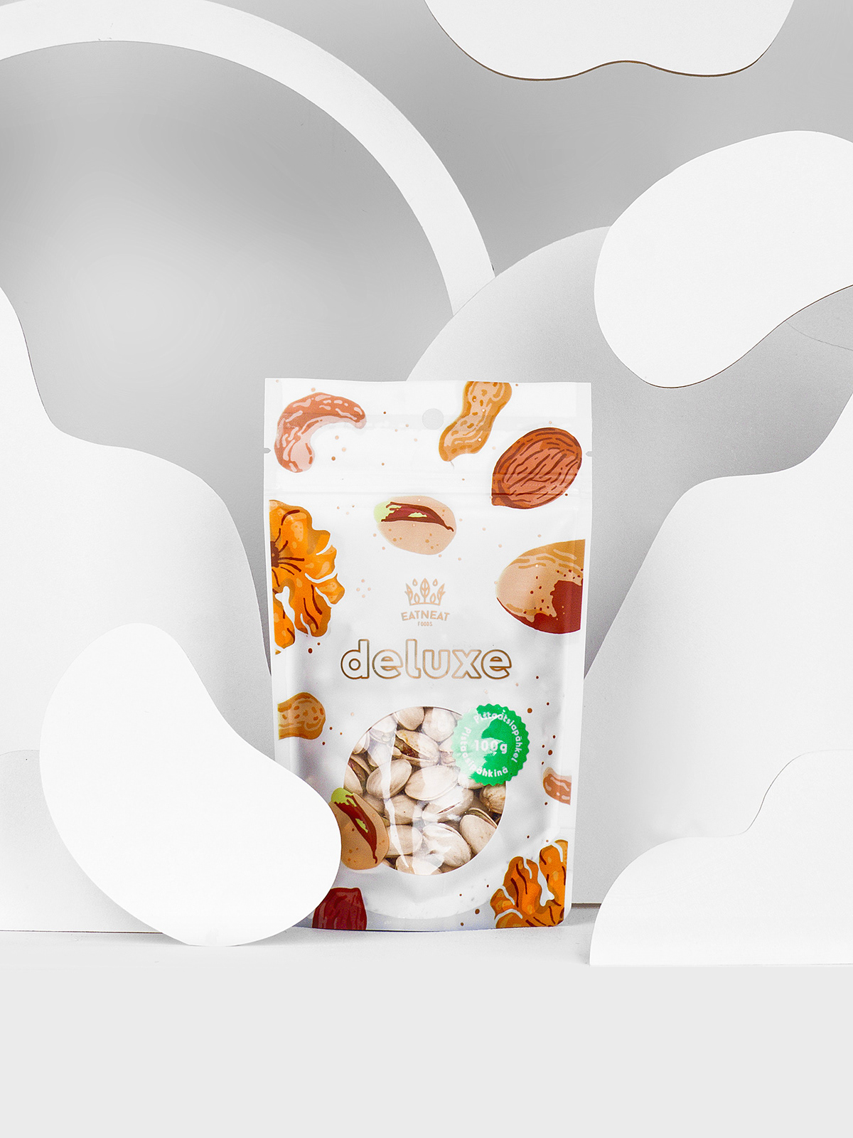 package design  product design  label design Tallinn eesti HMMM Deluxe eatneat nuts