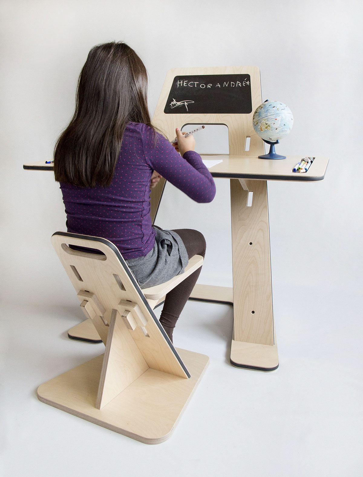 kids enfant bureau desk Evolutif wood bois