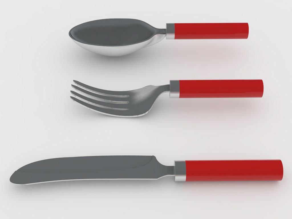 chopstick fork spoon knife kit Food  Street Food Street wood silicon