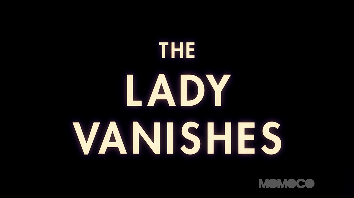 the lady vanishes momoco title sequence BBC design Andrew Popplestone light shadow locomotive train zoetrope