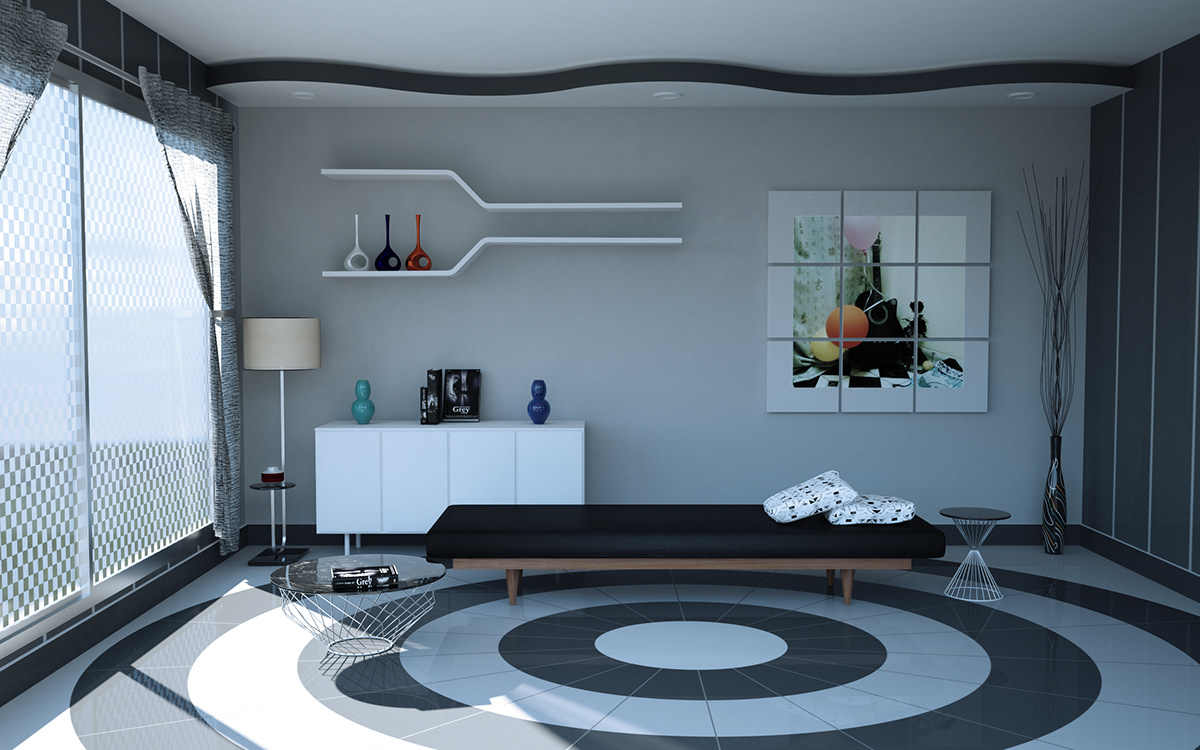 3dmodelling   art direction  c4d concept design graphic design  Image Editing lighting livingroom vray