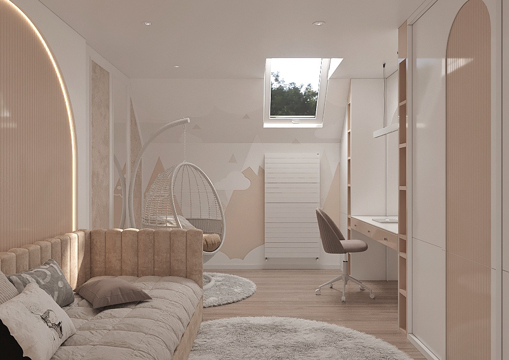 bed interior design  visualization 3ds max modern Render 3D corona archviz CGI