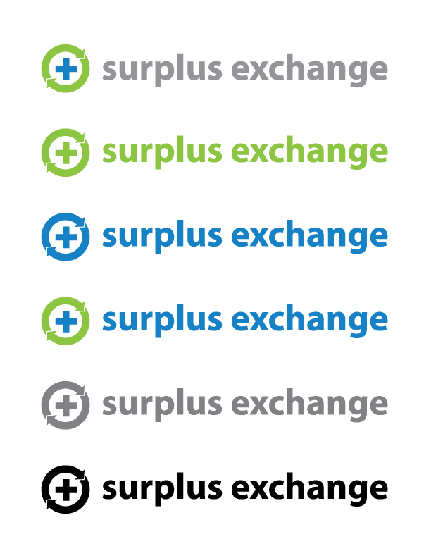 surplus exchange logo brand identity graphic design  branding 
