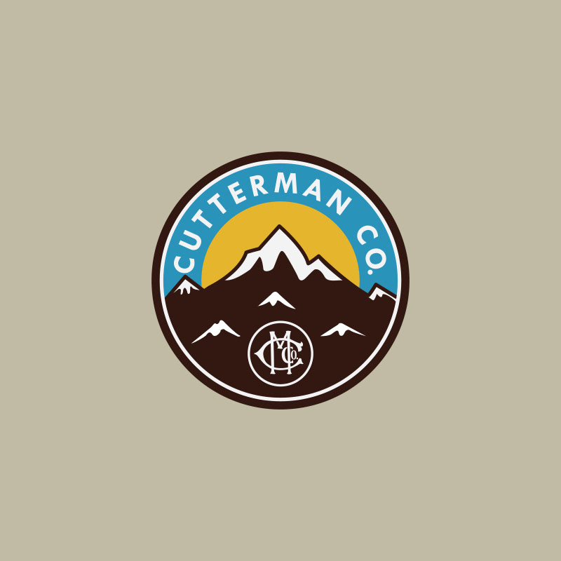 mountain patch badge sticker graphic design  ILLUSTRATION 