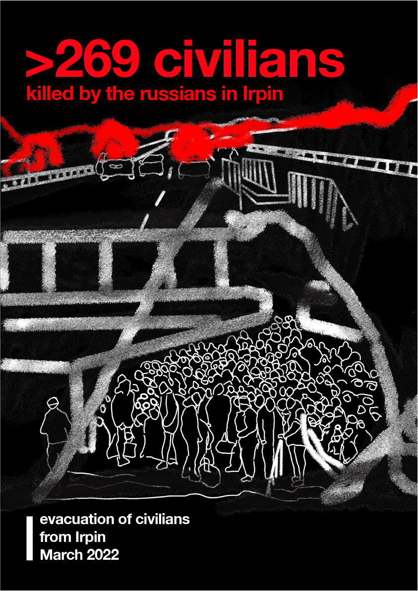 artwork Drawing  poster russiaIsATerroristState support ukraine ukraine War war in Ukraine