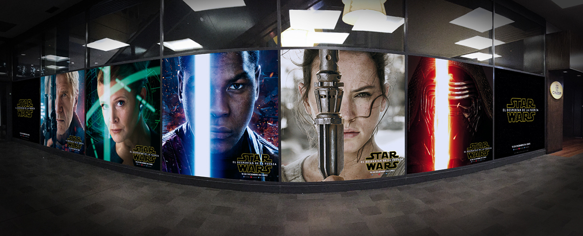 star wars Jorsdesign creative Cinema movie the force poster banner Pack disney
