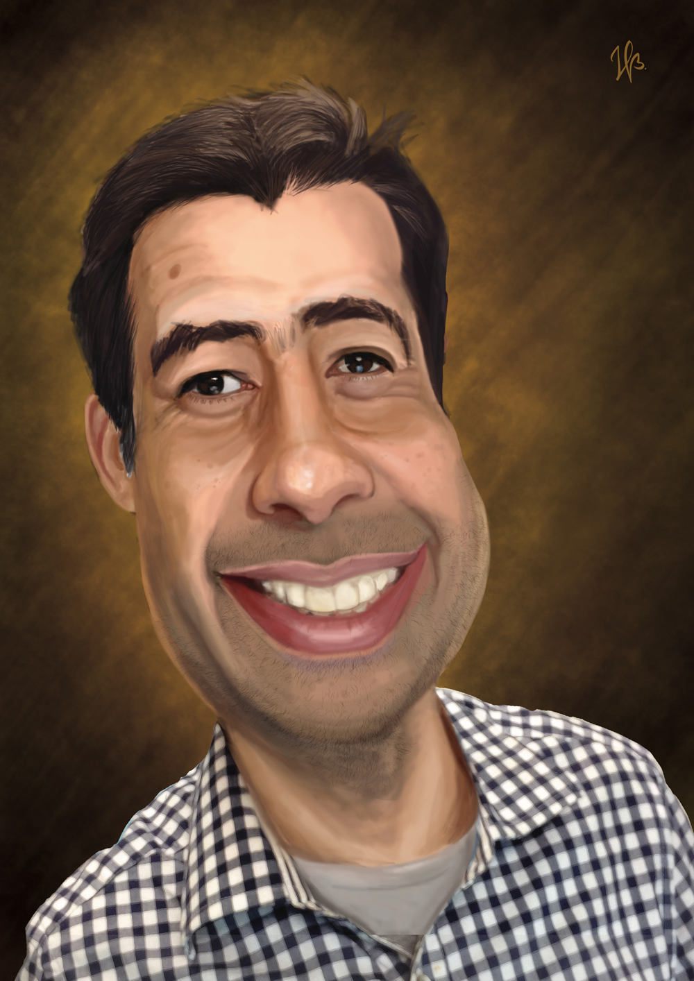 caricaturas photoshop pintura digital Ilustração digital painting caricature  