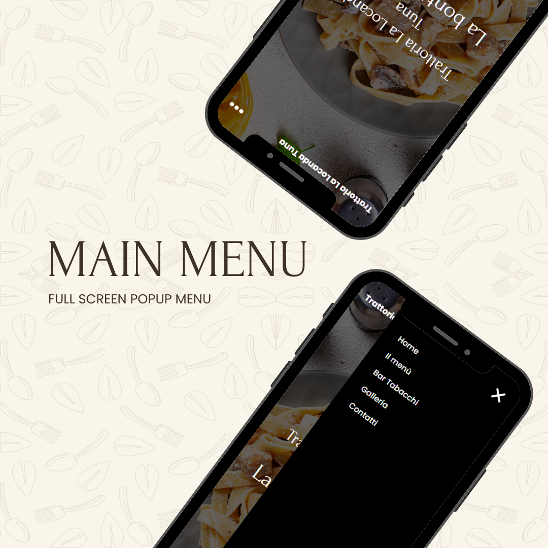 bar copywriting  css digital marketing HTML restaurant trattoria ux Web Design  Website