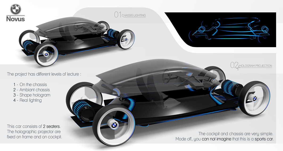Bmw Novus  Christophe Jourd'hui  holographic degree project BMW