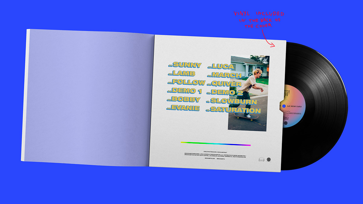 The a book by Brockhampton on Behance